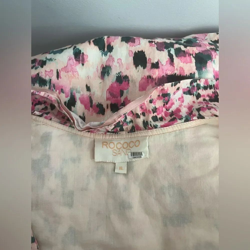 ROCOCO SAND Mimi Wrap  Floral Cotton  Dress Size XL - Picture 11 of 11